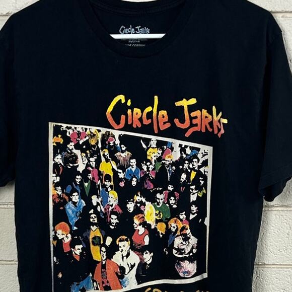 Circle Jerks Black Band Tee size L - Picture 1 of 8
